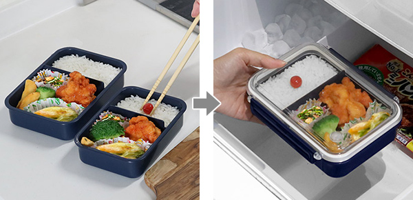 お弁当箱 1段 まるごと冷凍弁当 650ml 5個セット タイトボックス