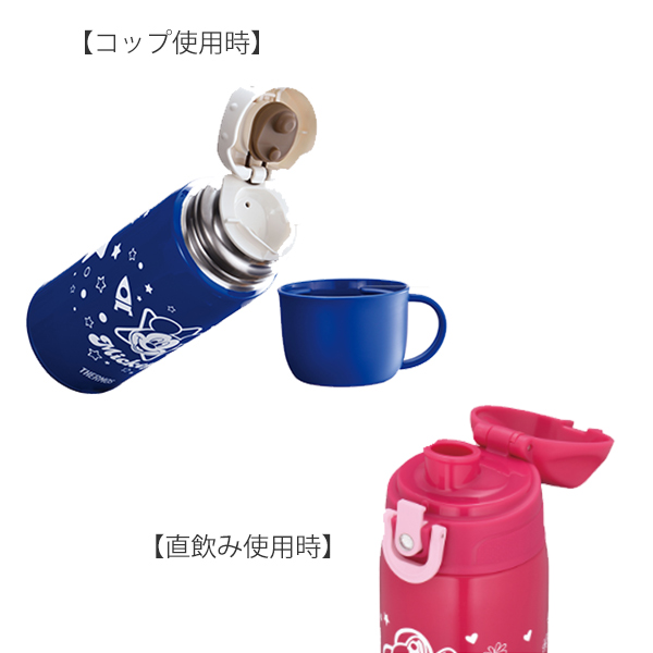 THERMOS（サーモス） 特価 水筒 600ml 真空断熱 2way 直飲み コップ