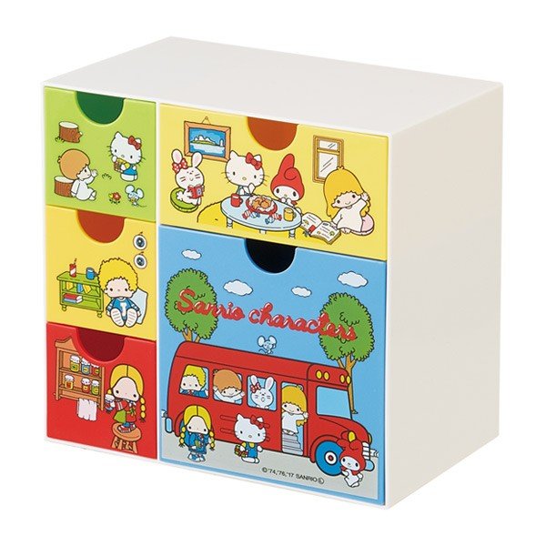 サンリオ キャラクターズ ベビー プラチェスト 収納 小物入れ 箱付き サンリオ キャラクターズ ベビー プラチェスト 収納 小物入れ 箱付き