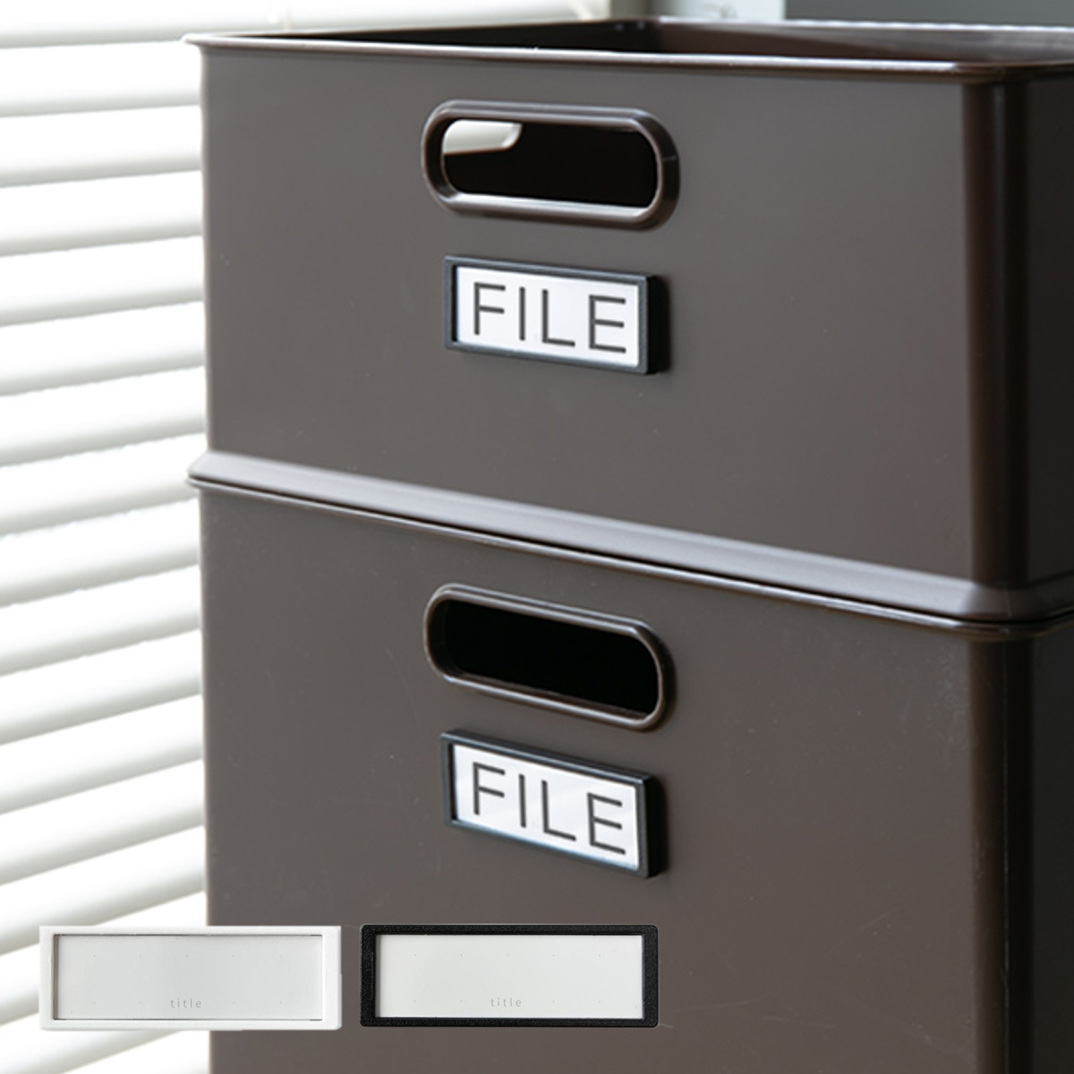 SANKA タイトルケース S 5個入り ラベリング ネームプレート 日本製