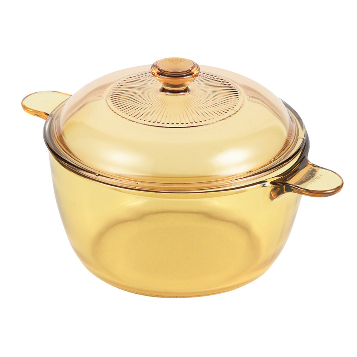 パール金属 両手鍋 1.5L ガラス製 VISIONS クックポット （ ガス火専用