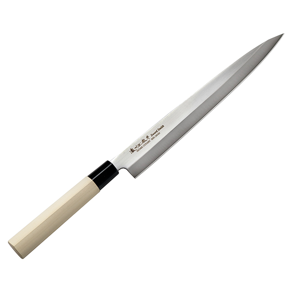 刺身包丁 27cm 濃州正宗 日本製 ステンレス 白木柄 （ 刺身 包丁 柳刃