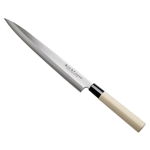 刺身包丁 27cm 濃州正宗 日本製 ステンレス 白木柄 （ 刺身 包丁 柳刃