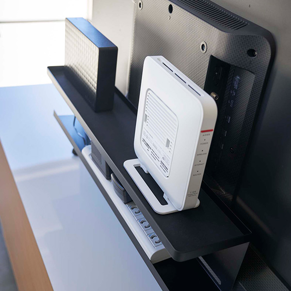 山崎実業 smart テレビ裏収納ラック スマ...の詳細画像3