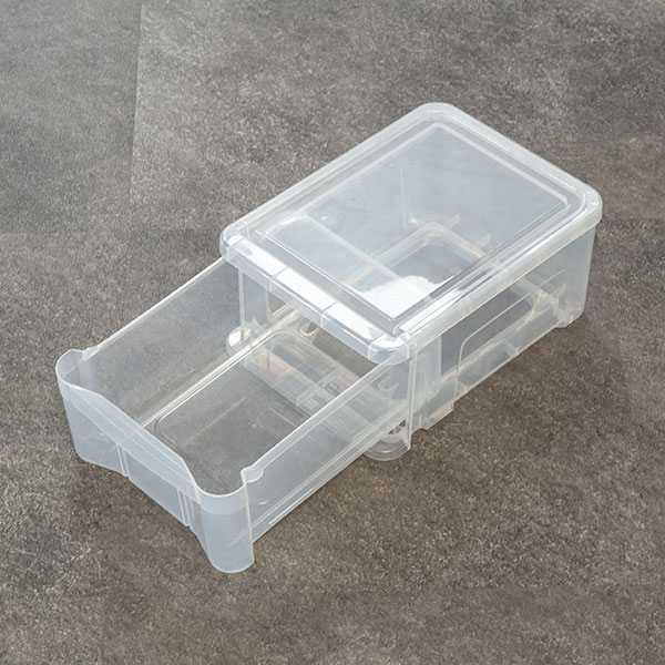 天馬 収納ボックス プレクシー ケース Ss B5 サイズ 日本製 （ 幅24×奥行32×高さ15cm 小物ケース 収納ケース レターケース 