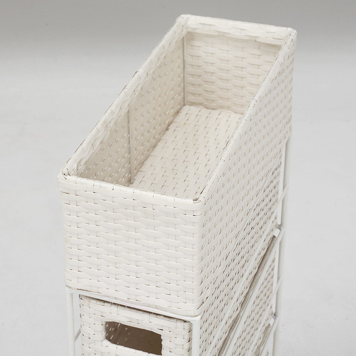 ランドリーチェスト 引出し4杯 幅15.5cm...の詳細画像4