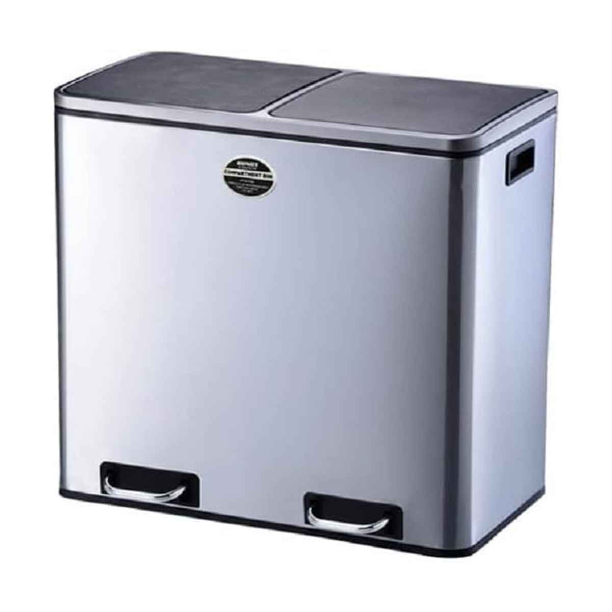 ダルトン DULTON ゴミ箱 コンパートメントビン 60L ステンレス （ 分別