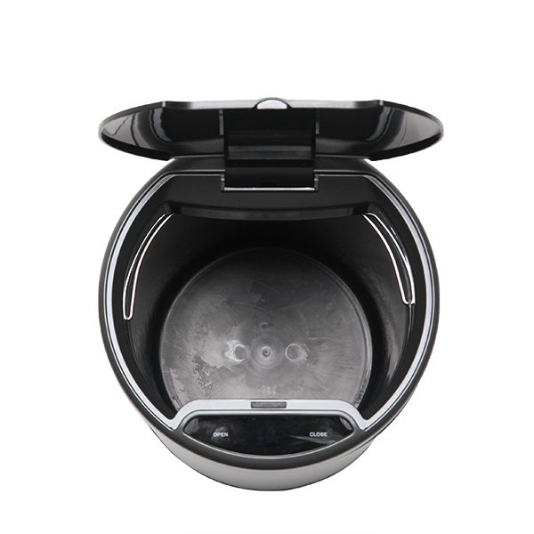 ゴミ箱 9L JAVA MIDY ふた付き ステンレス 自動開閉 充電式 （ 9リットル 9l キッチン ダストボックス センサー式 USB充電 丸型 シンプル 小さい リビング ）_23