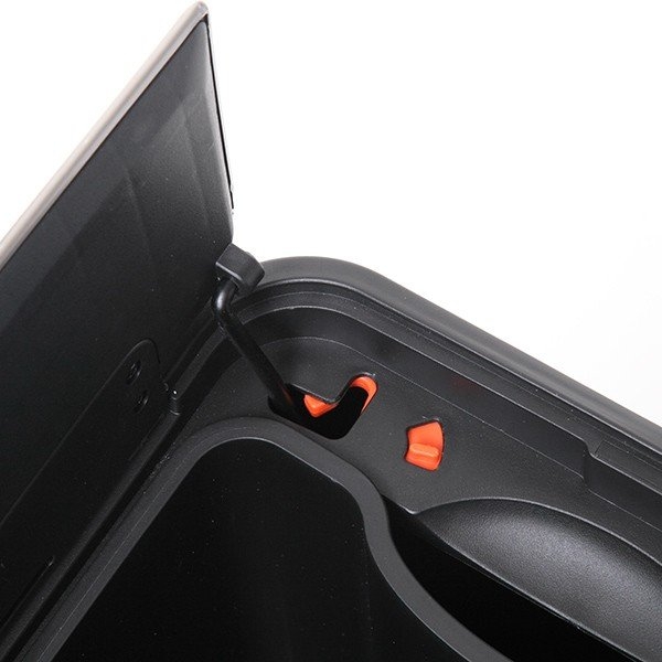 ゴミ箱 20L JAVA YUEYA ステンレス ペダル ウイングオープン （ ごみ箱 20リットル ジャバ ユエヤシリーズ 幅25.5 スリム ふた付き ペダル式 踏みふた 角型 ）の画像