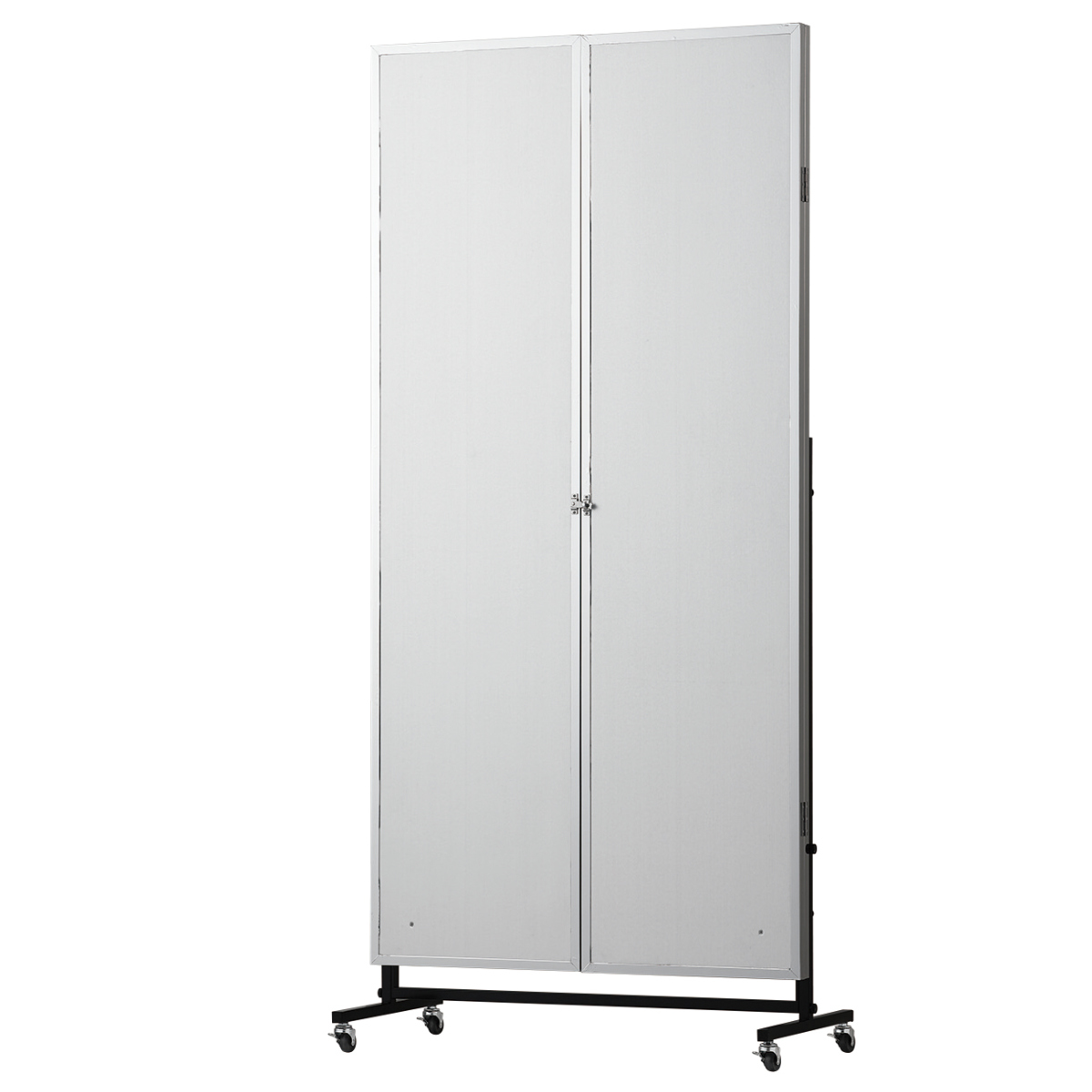 割れない鏡 リフェクスミラー キャスター付きスポーツミラー 三面鏡