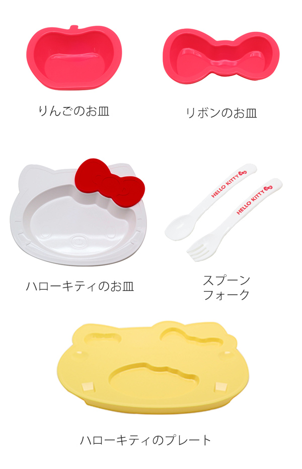 sanrio（サンリオ） 食器セット ハローキティ 子供 キャラクター 日本