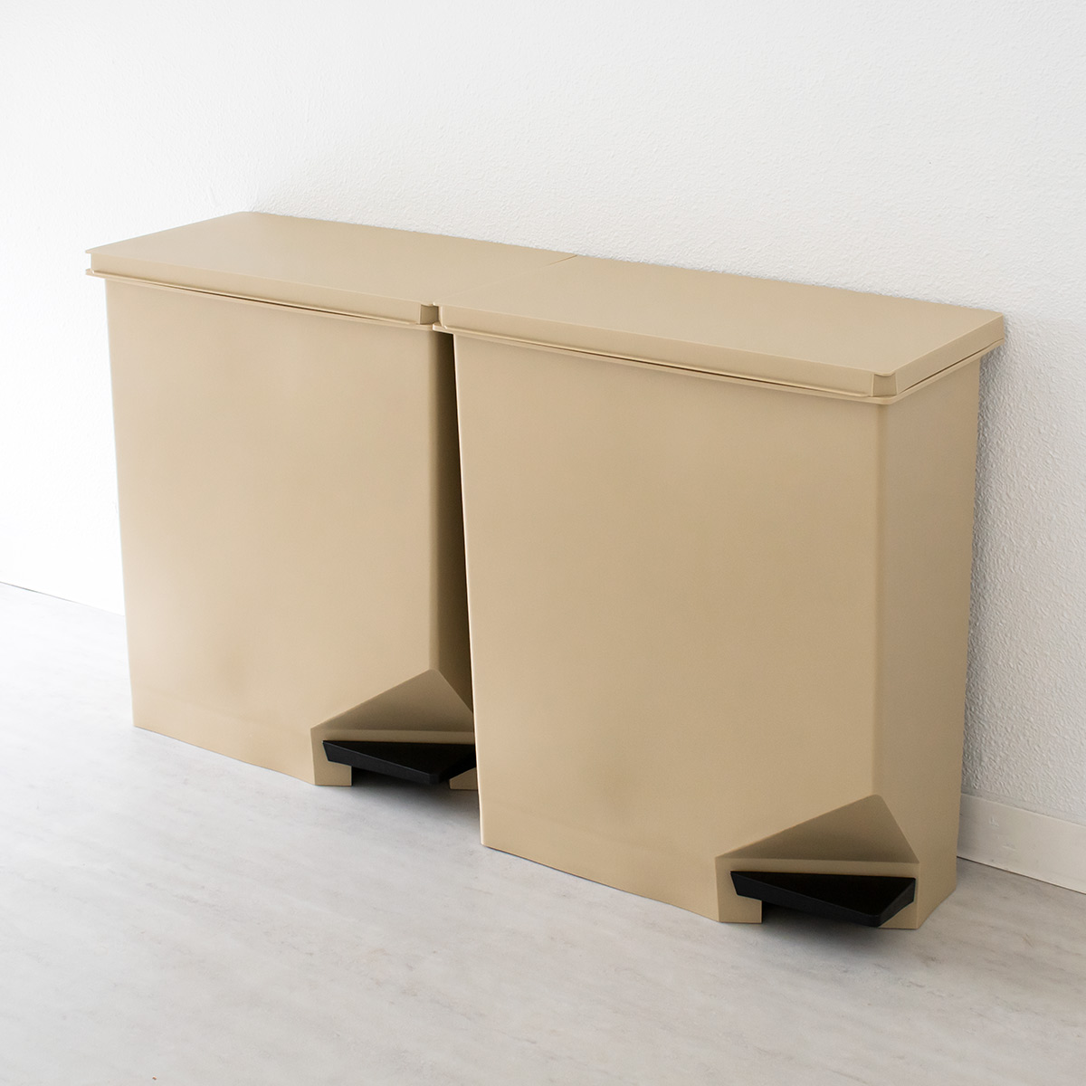 ゴミ箱 35L 同色3個セット 棚下・カウンター下にも置けるペダルペール （ 35リットル ごみ箱 キッチン スリム 棚下 カウンター ペダル式 分別 ふた付き ）_21