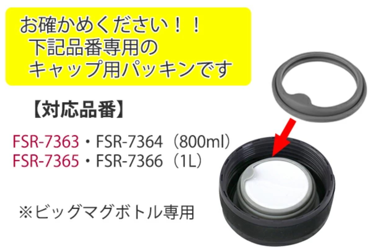 パッキン キャップ用 フォルテックスピード ビ...の詳細画像3