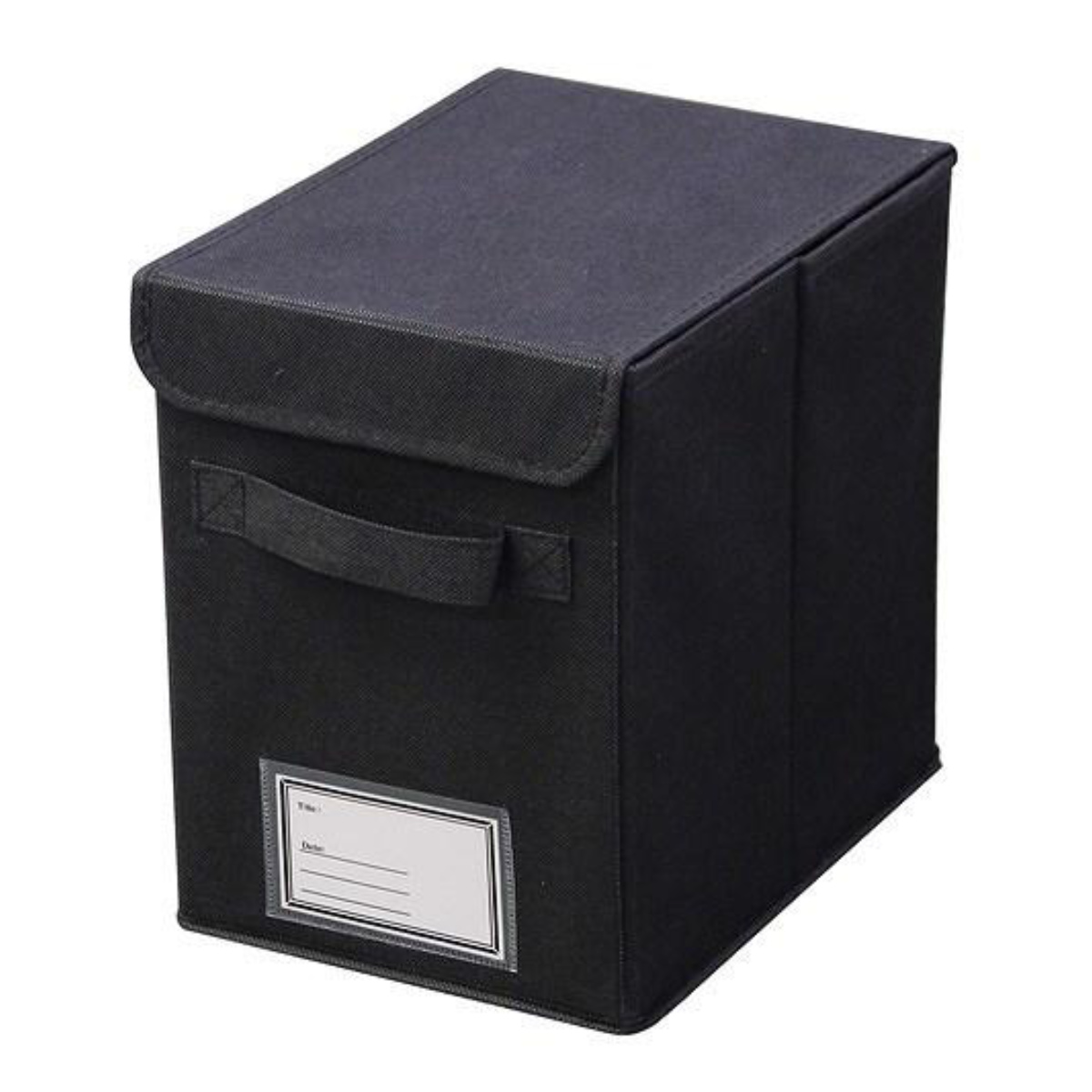 収納ケース 布 不織布 フタ付き 見出し付き カラーボックス インナーボックス ハーフサイズ （ 収納 ケース ボックス 収納ボックス インナーケース 引き出し ）｜interior-palette｜02