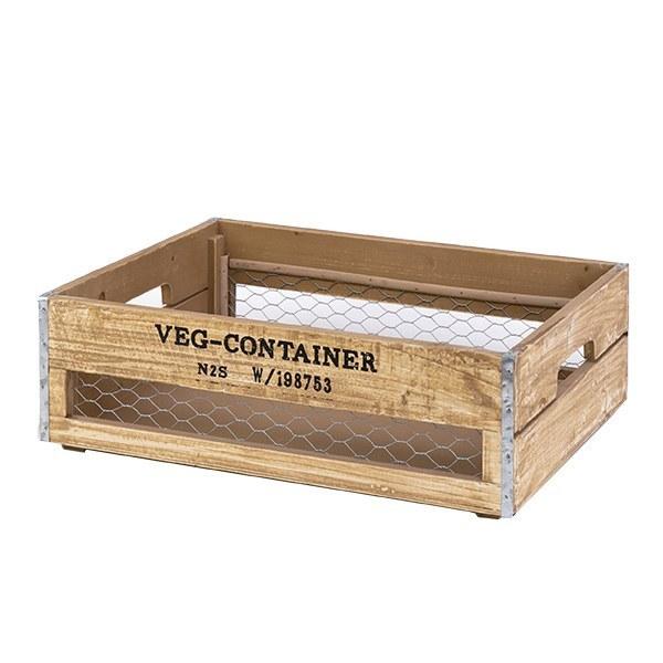HABITER（アビテ） 収納ボックス ベジウッド ボックス S コンテナ 木製