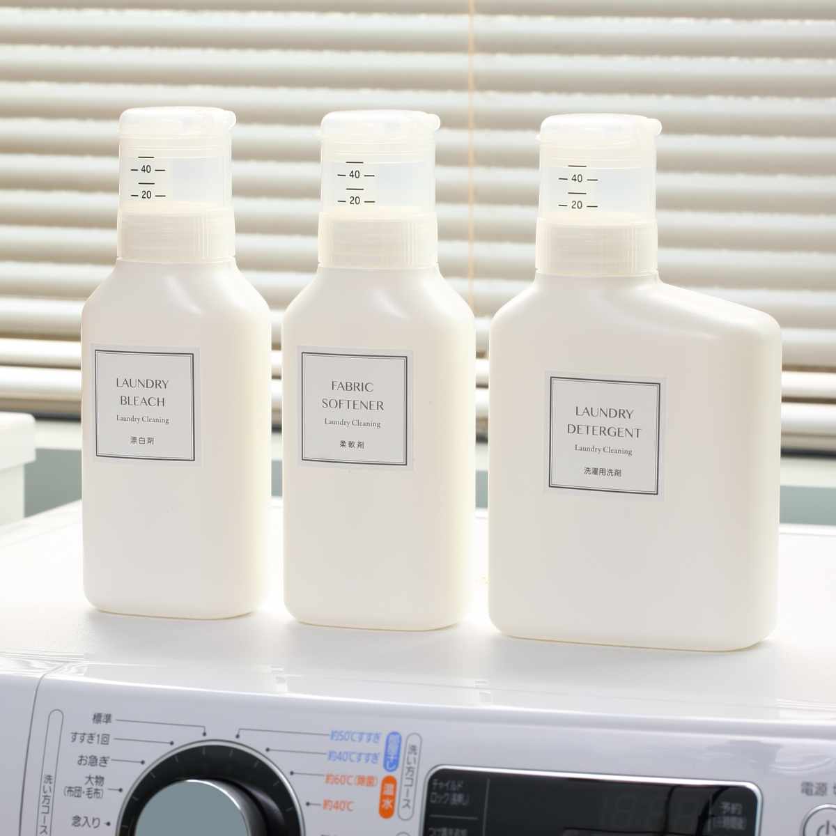 LEC（レック） 詰替えボトル 押して計量詰替えボトル 600ml （ 洗剤