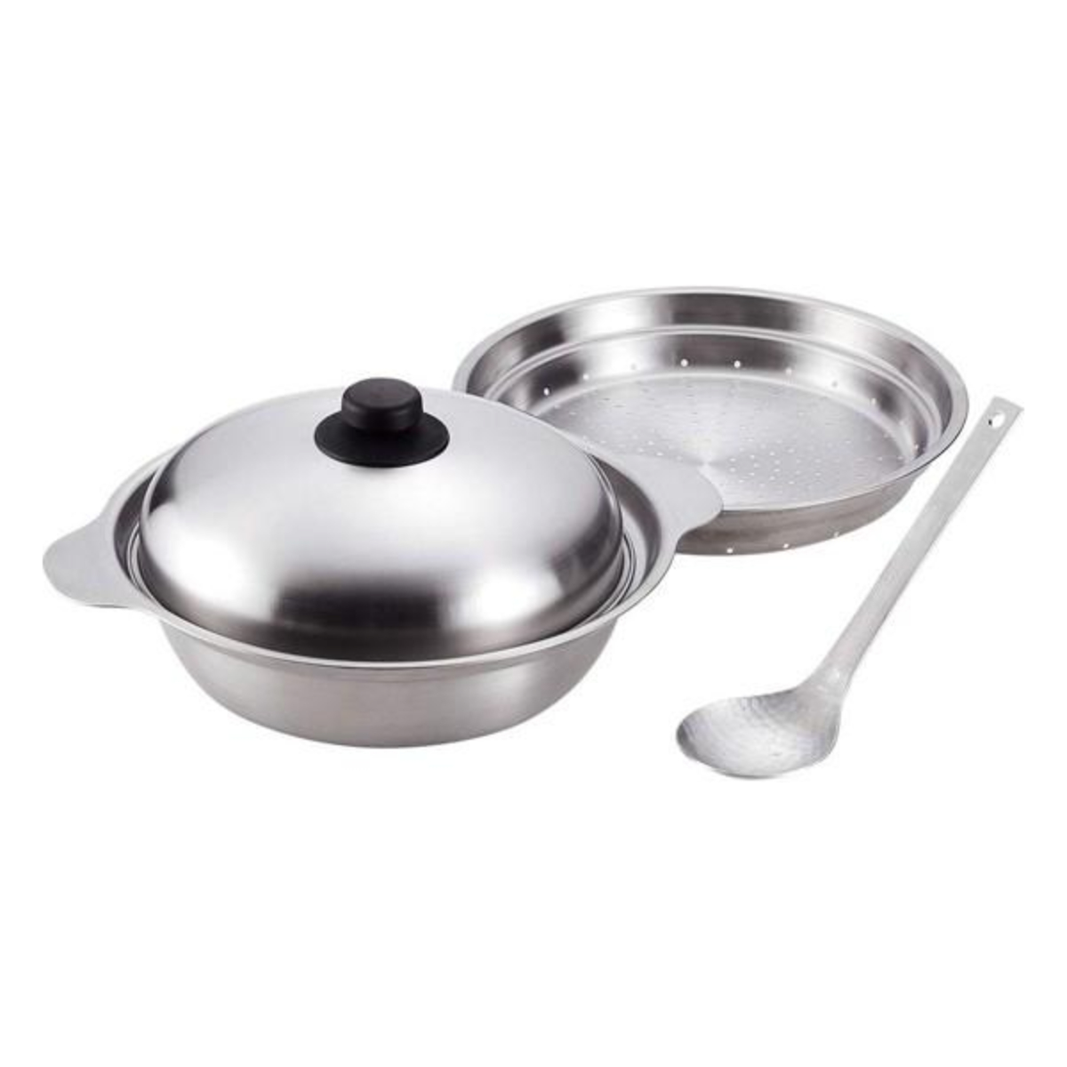 料理鍋 36cm 13L 厚板 極厚 厚板打出料理鍋 業務用 中尾アルミ （ ガス