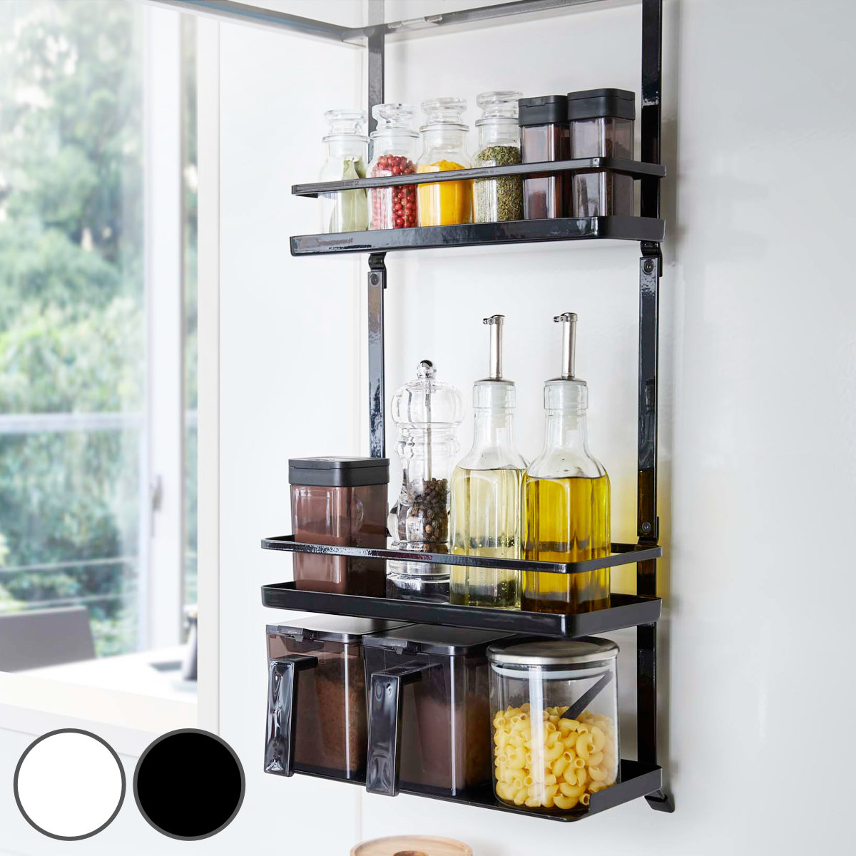 tower 山崎実業 レンジフード調味料ラック タワー 3段