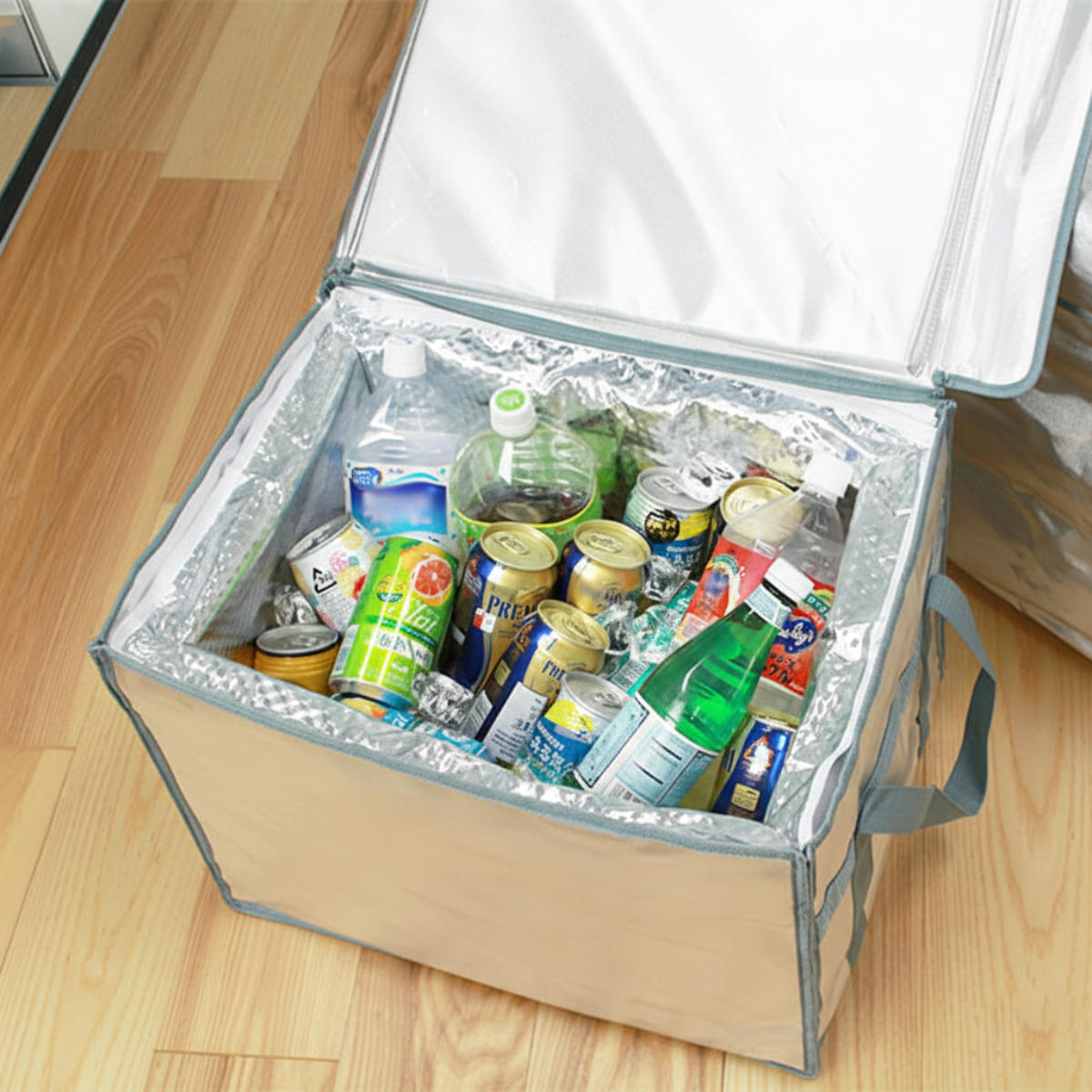 在庫処分特価） 保冷バッグ 35L 折りたたみ ICE BOX マグネットタイプ 