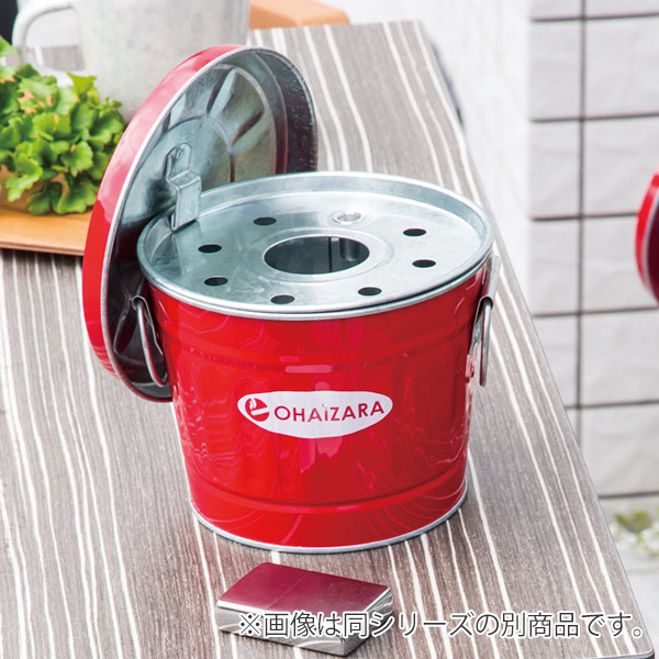 灰皿 オハイザラ シルバー 1L ふた付き 卓上 はいざら 消火ストッパー