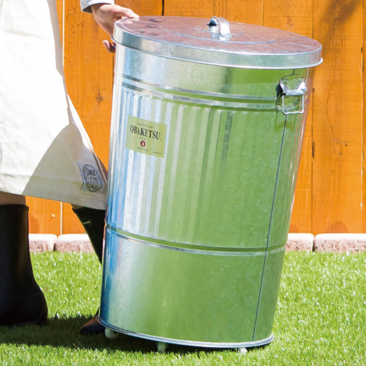 ゴミ箱 70L オバケツ キャスター付き （ OBAKETSU ふた付き