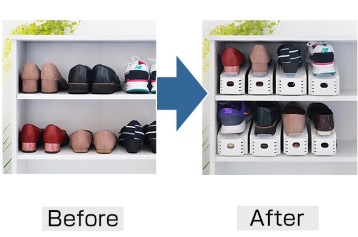 靴ホルダー シューズホルダースリム 2個入 (...の詳細画像3