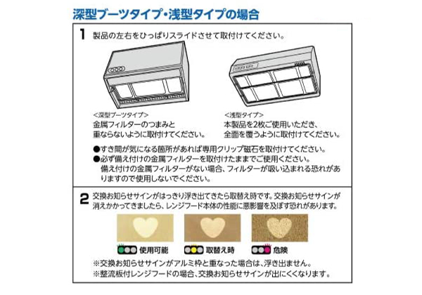 フィルたん レンジフードカバー 2枚入り 20個セット 整流板付き対応