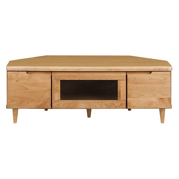 テレビ台 幅100.5cm コーナーボード ロータイプ フィン （ 開梱設置