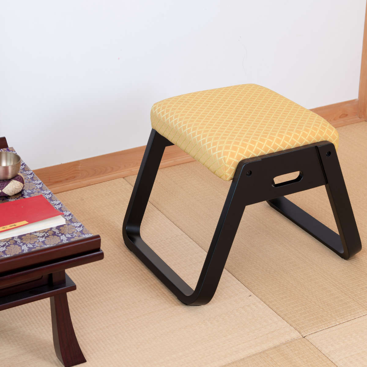 東谷 スツール 高さ36cm 同色4脚セット スタッキング お座敷チェア