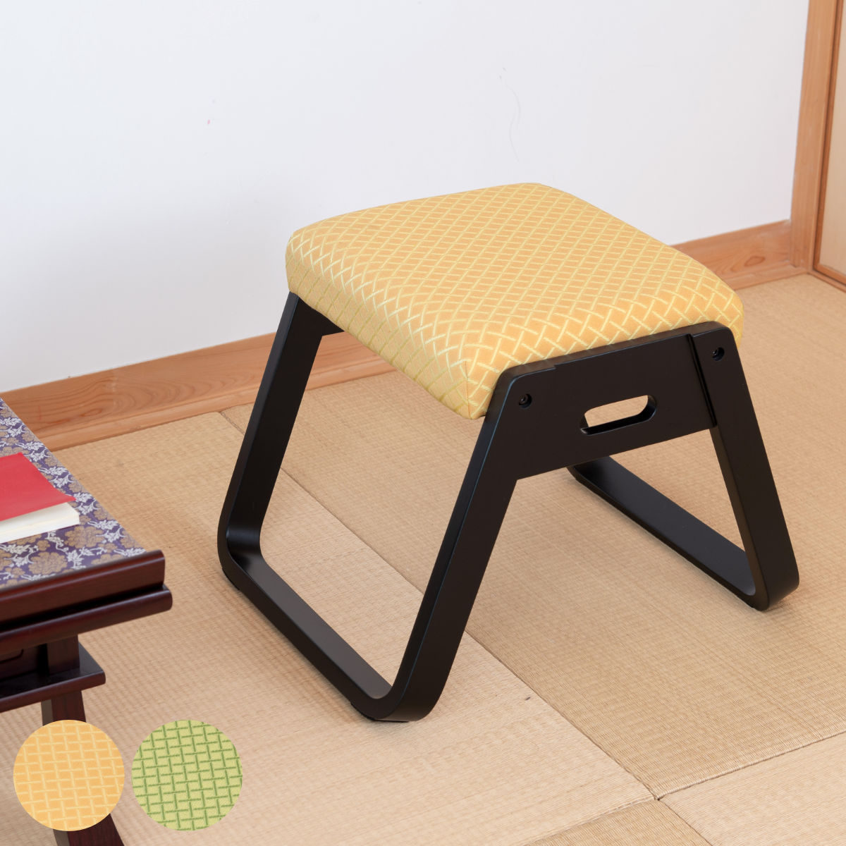 東谷 スツール 高さ36cm 同色4脚セット スタッキング お座敷チェア