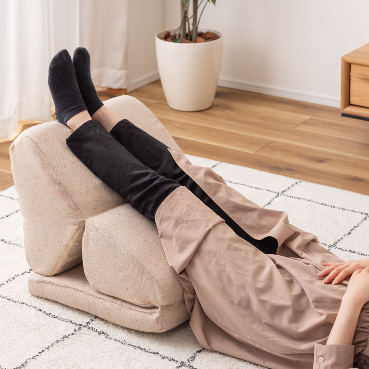 TV枕 テレビ枕 幅46cm 折り畳み 座椅子 座いす ファブリック素材 テレビまくら 枕 ピロー （ クッション マット ごろ寝マット ） | ブランド登録なし | 13