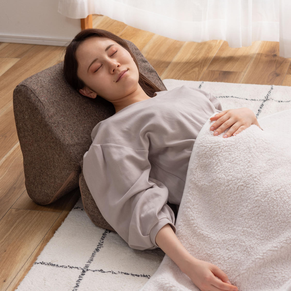 TV枕 テレビ枕 幅46cm 折り畳み 座椅子 座いす ファブリック素材 テレビまくら 枕 ピロー （ クッション マット ごろ寝マット ） | ブランド登録なし | 16