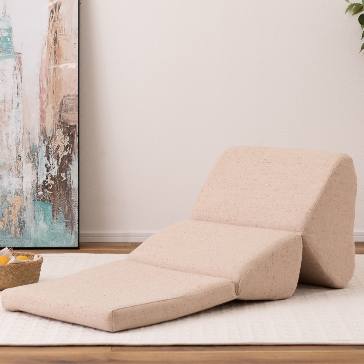 TV枕 テレビ枕 幅46cm 折り畳み 座椅子 座いす ファブリック素材 テレビまくら 枕 ピロー （ クッション マット ごろ寝マット ） | ブランド登録なし | 06