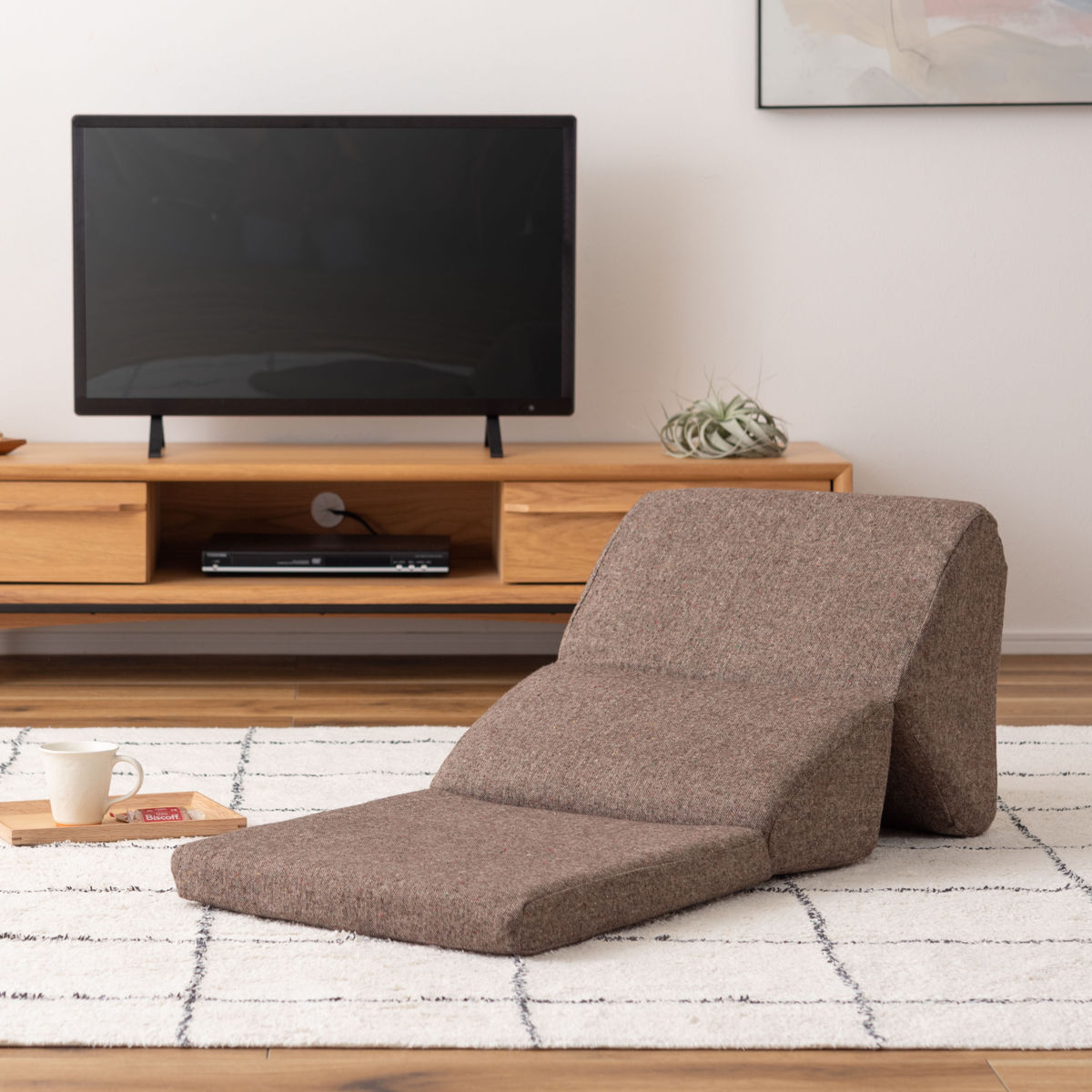 TV枕 テレビ枕 幅46cm 折り畳み 座椅子 座いす ファブリック素材 テレビまくら 枕 ピロー （ クッション マット ごろ寝マット ） | ブランド登録なし | 08