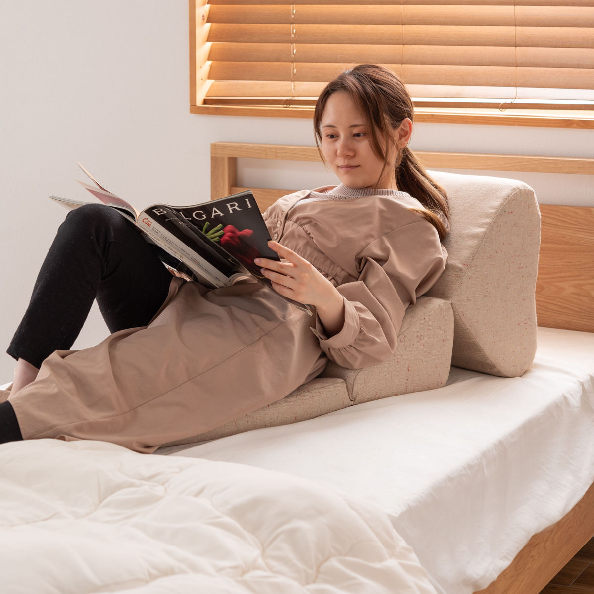 TV枕 テレビ枕 幅46cm 折り畳み 座椅子 座いす ファブリック素材 テレビまくら 枕 ピロー （ クッション マット ごろ寝マット ） | ブランド登録なし | 10