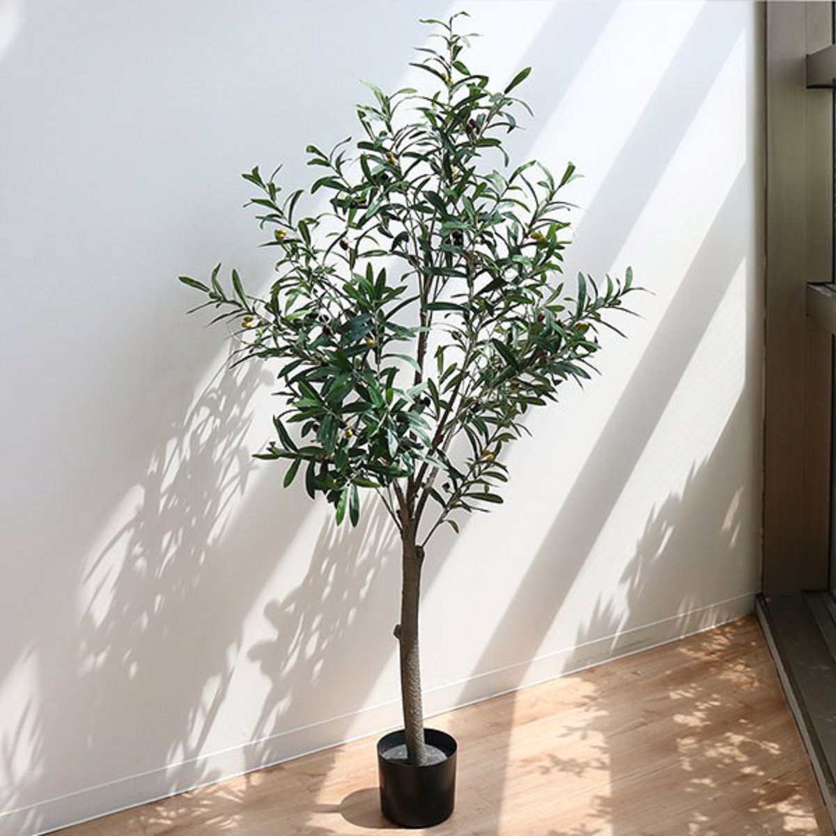 人工観葉植物 オリーブ 152cm フェイクグリーン 造花 （ 観葉植物 フェイク 人工植物 アートグリーン ）
