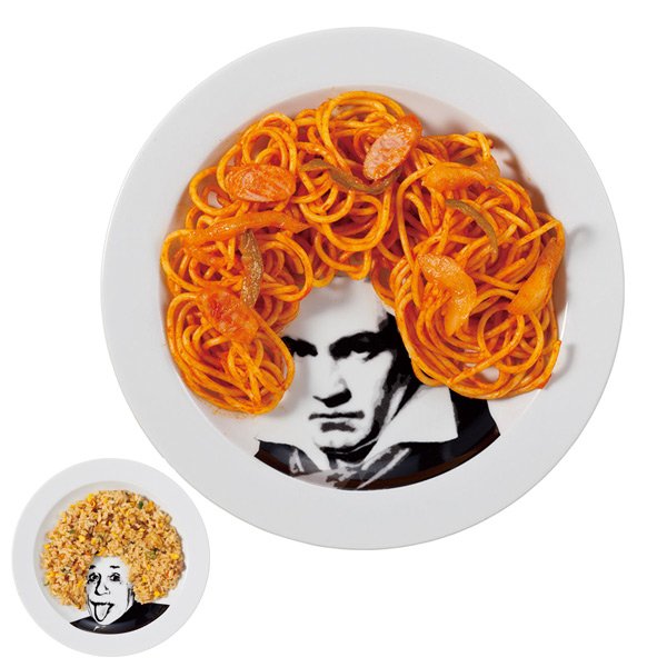 プレート 24cm フェイスデッシュ カラー 皿 食器 洋食器 陶器 （ 中皿