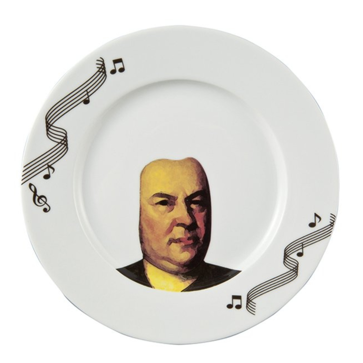 プレート 24cm フェイスデッシュ カラー 皿 食器 洋食器 陶器 （ 中皿