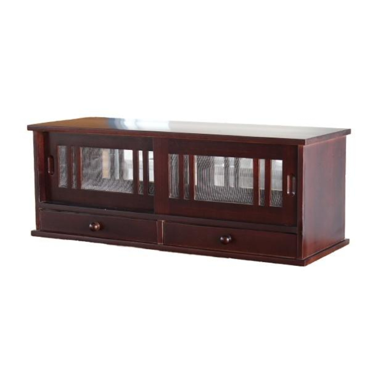 谷村実業 カウンターラック 桐製 幅80cm はい帳 両面引き戸 （ 蠅帳 蝿