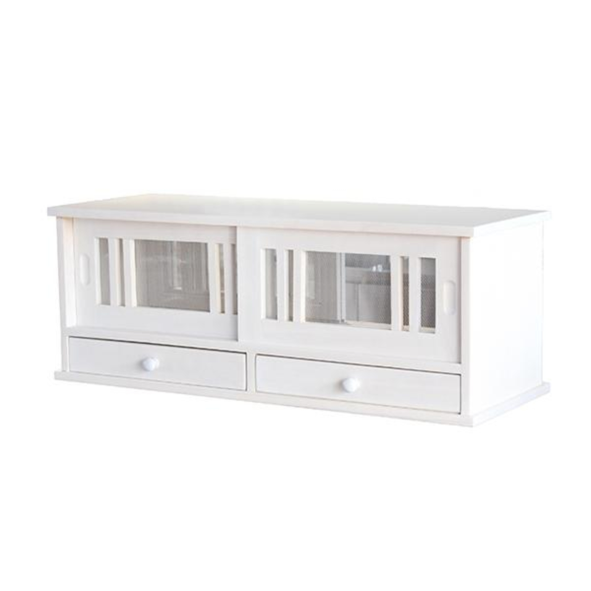 谷村実業 カウンターラック 桐製 幅80cm はい帳 両面引き戸 （ 蠅帳 蝿