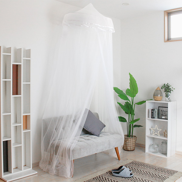 天蓋 スリーピングカーテン 蚊帳 モスキートネット ベッド レース