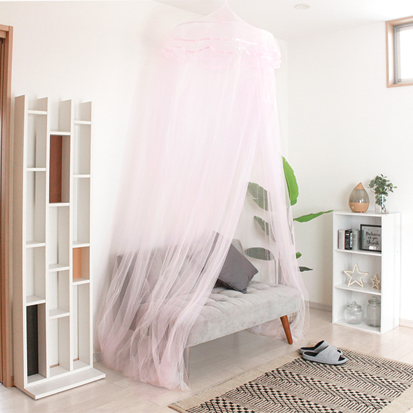 天蓋 スリーピングカーテン 蚊帳 モスキートネット ベッド レース