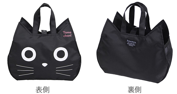 カ*ヤ様 パネル猫ちゃん　トートバック&ポーチ スパバッグ たまちゃんフェイス 温泉バッグ バッグ 猫 （ スパポーチ
