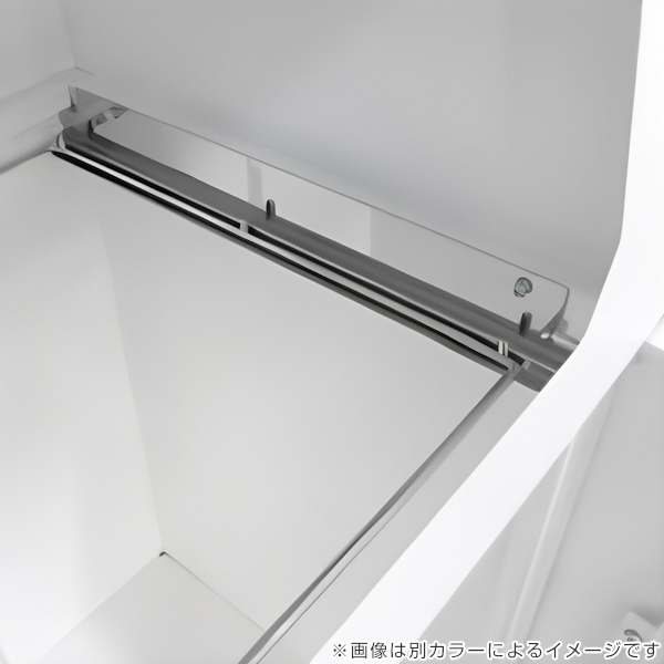 屋内用ゴミ箱 ダストボックス 80L アーバングレー色 窓付タイプ ニートSTF ミエル （ 法人限定 屋内用 分別ゴミ箱 分別 業務用 ゴミ箱 ごみ箱 分別ごみ箱 ）_6