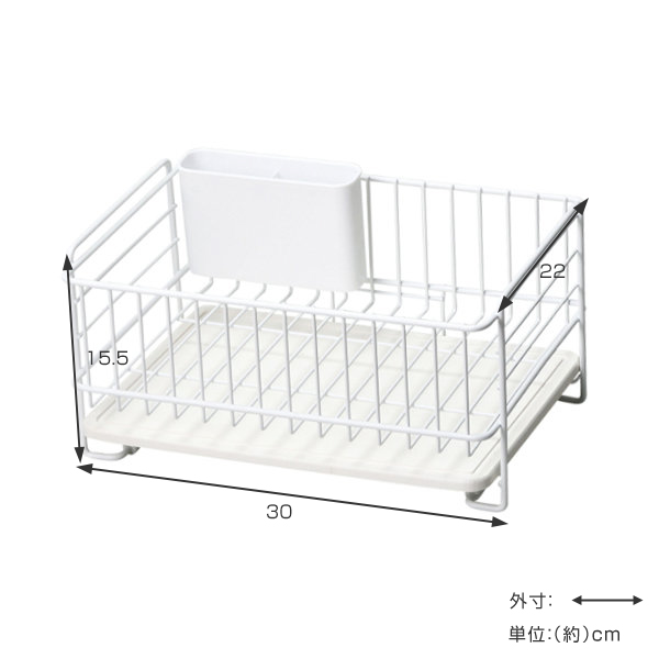 水切りかご ミニ 珪藻土プレート カトラリーポ...の詳細画像2