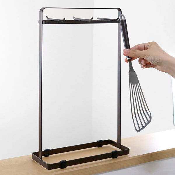 キッチンツールスタンド 置き型 ツールフック Haganege 炭素鋼