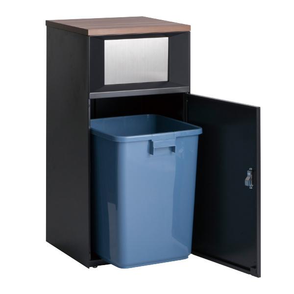 屋内用ゴミ箱 業務用ダストボックス 67L アーバングレー色 トラッシュ
