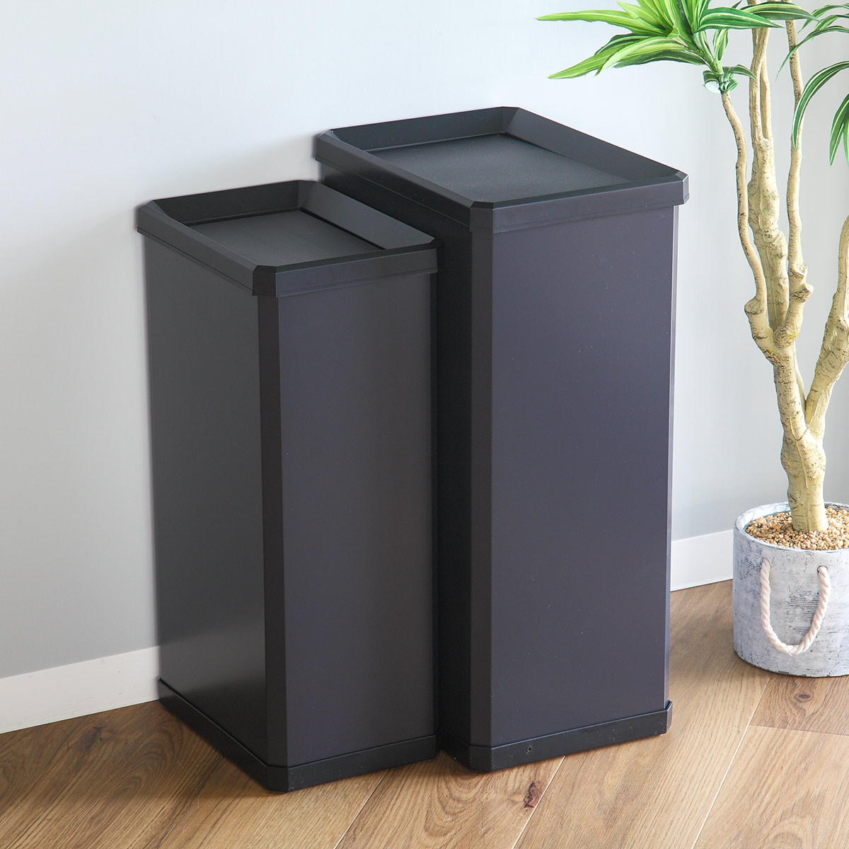 屋内用ゴミ箱 業務用ダストボックス 23L Sサイズ ターンボックス （ 法人限定 屋内用 スイング 業務用 ゴミ箱 ごみ箱 屋内 スイング式 スチール製 ）_17