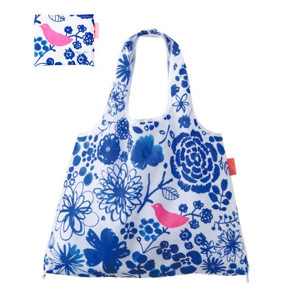 エコバッグ 2way Shopping Bag Bird song デザイナーズ （ ショッピングバッグ 買い物バッグ マイバッグ エコバック ）