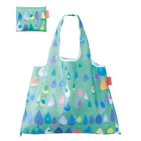 エコバッグ 2way Shopping Bag Raindrop デザイナーズ （ ショッピングバッグ 買い物バッグ マイバッグ エコバック ）